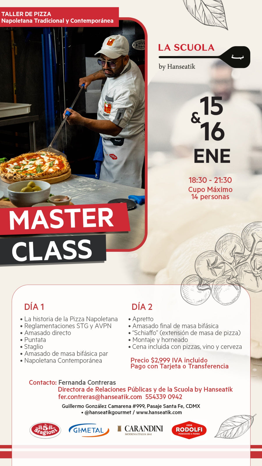 Scuola Italiana Pizzaiolli - Curso Master Class Curso Scuola italiana Pizzaioli Scuola italiana Pizzaioli